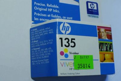 Лот: 108653. Фото: 1. картридж HP 135. Картриджи, расходные материалы