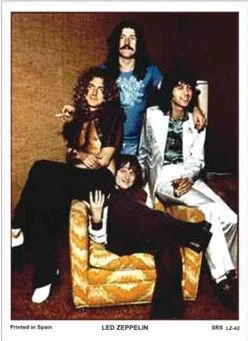Лот: 10612994. Фото: 1. Led Zeppelin коллекционная карточка... Наклейки, фантики, вкладыши