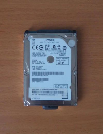 Лот: 4474191. Фото: 1. Жесткий диск для ноутбука 750... Жёсткие диски (HDD)