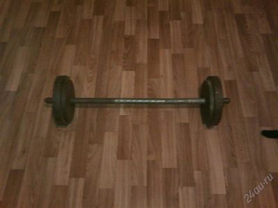 Лот: 2540010. Фото: 1. Штанга+гиря. Гири