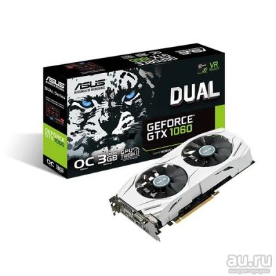 Лот: 13220653. Фото: 1. ASUS GeForce GTX 1060 3GB GDDR5... Видеокарты