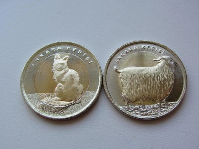 Лот: 5320627. Фото: 1. Турция 1 лира 2015 г набор из... Азия