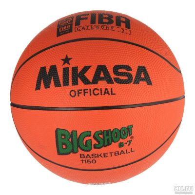 Лот: 12882325. Фото: 1. Баскетбольный мяч MIKASA 1150. Мячи, ракетки, шайбы, клюшки