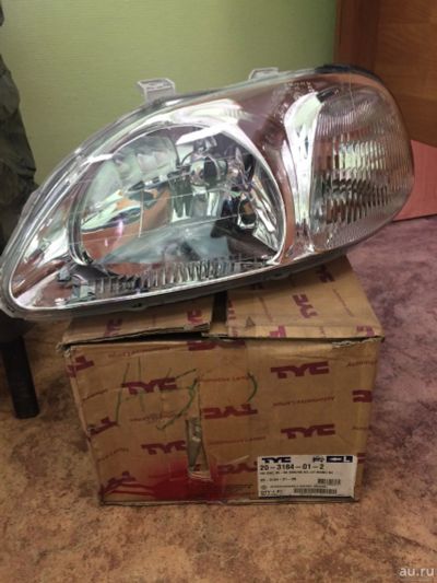 Лот: 2013225. Фото: 1. Фара левая HONDA CIVIC (10.95-03... Оптика и освещение