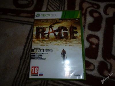 Лот: 2742228. Фото: 1. RAGE. Игры для консолей
