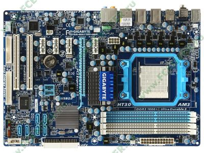 Лот: 5410014. Фото: 1. gigabyte ga-ma770t-ud3 rev 1.5... Материнские платы