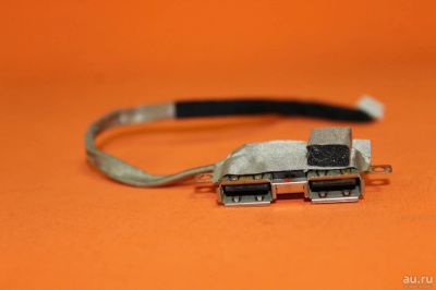 Лот: 17501071. Фото: 1. @ Б/У Разъем USB на шлейфе для... Шлейфы, кабели, переходники