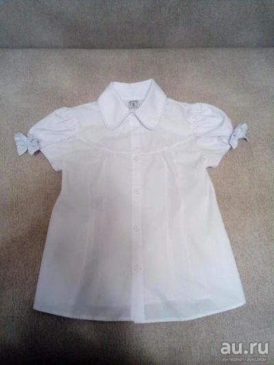 Лот: 17119670. Фото: 1. Блузка на 134см для школы. Рубашки, блузки, водолазки