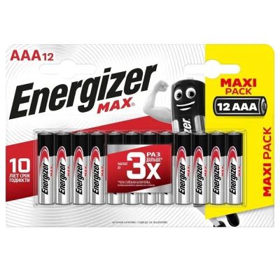 Лот: 22143253. Фото: 1. ENERGIZER LR3 BP-12 (144) MAX. Батарейки, аккумуляторы, элементы питания