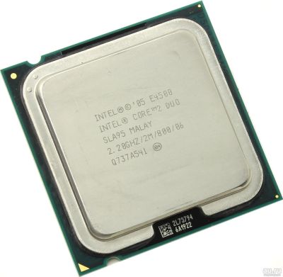 Лот: 16432735. Фото: 1. Процессор Intel Core 2 Duo E4500... Процессоры