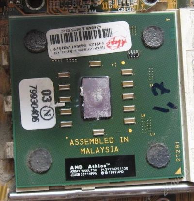 Лот: 970935. Фото: 1. Процессор AMD Athlon XP 2000... Процессоры