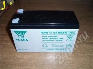 Лот: 314438. Фото: 1. Аккумулятор YUASA 12V 9Ah от UPS... Батарейки, аккумуляторы, элементы питания