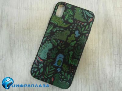 Лот: 20022893. Фото: 1. Чехол силиконовый iPhone XR Black... Чехлы, бамперы
