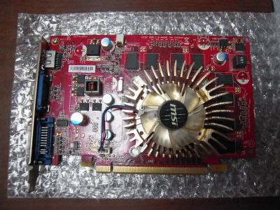 Лот: 4574751. Фото: 1. Видеокарта 1Gb PCI-E DDR-2 MSI... Видеокарты