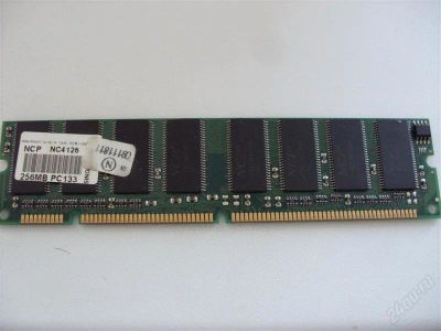 Лот: 1493879. Фото: 1. Планка SDRAM 256Mb NCP 133MHz. Оперативная память