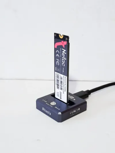 Лот: 22851048. Фото: 1. Адаптер док-станция NVMe SATA... SSD-накопители