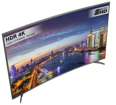 Лот: 12616171. Фото: 1. Новый Изогнутый Smart-Телевизор... Телевизоры