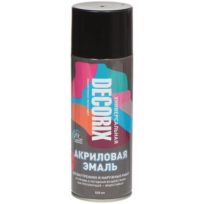 Лот: 24090239. Фото: 1. Эмаль аэрозольная, Decorix, универсальная... Краски, лаки, растворитель