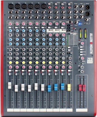 Лот: 11991988. Фото: 1. Микшерный пульт Allen&Heath ZED-12FX. Микшеры, предусилители, микрофонные эффекты