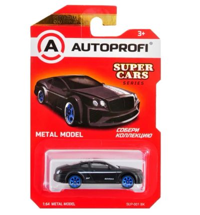Лот: 25804793. Фото: 1. Машинка 1:64 Super Bentley Черный... Другое (авто, мото, водный транспорт)