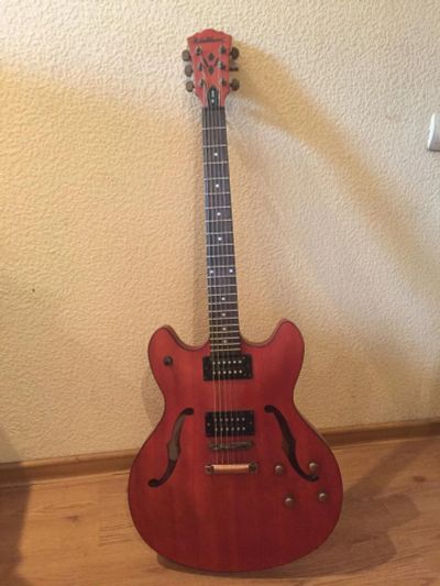 Лот: 7681154. Фото: 1. Washburn hb32dm hollowbody. Гитары