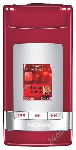 Лот: 2423177. Фото: 1. Nokia N76 red. Кнопочные мобильные телефоны
