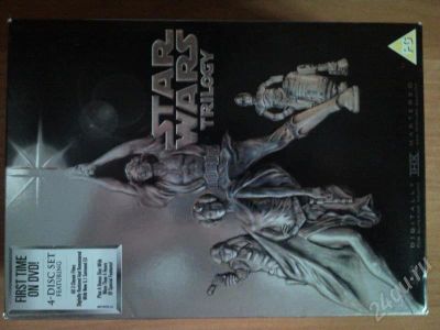 Лот: 189365. Фото: 1. Star Wars Trilogy 4-disk set. Видеозаписи, фильмы