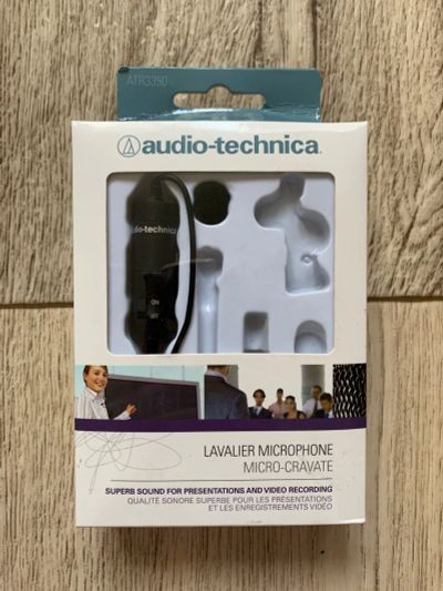 Лот: 16477799. Фото: 1. Новый Микрофон (прищепка) Audio-technica... Наушники, гарнитуры