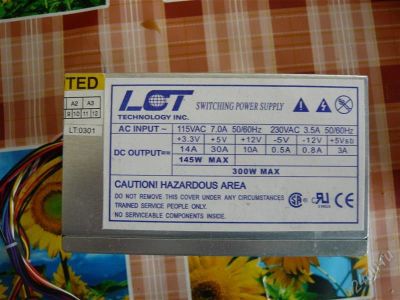 Лот: 1691454. Фото: 1. Блок питания LCT 300W. Корпуса, блоки питания