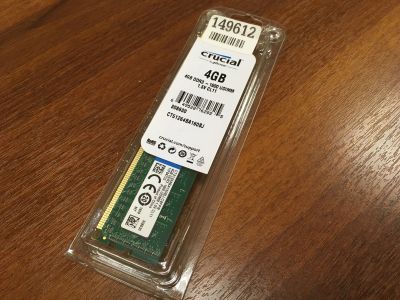 Лот: 11743803. Фото: 1. Память Crucial 4Gb DDR3-1600... Оперативная память