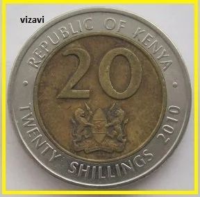 Лот: 17021054. Фото: 1. Кения 20 шиллингов 2010 (10). Африка