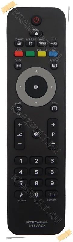 Лот: 11188800. Фото: 1. Пульт для телевизора Philips 2422... Пульты ДУ