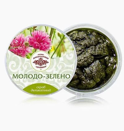 Лот: 11457580. Фото: 1. Травяной скраб «Молодо-зелено». Уход за лицом 