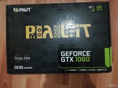 Лот: 11464589. Фото: 1. Видеокарта Palit GTX 1060 3Gb... Видеокарты