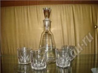 Лот: 404633. Фото: 1. графин с рюмками. Кружки, стаканы, бокалы