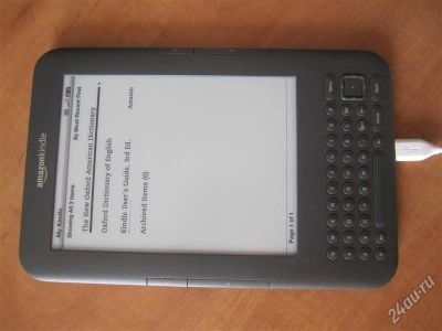 Лот: 1681706. Фото: 1. amazon kindle 3 keyboard wi fi... Электронные книги