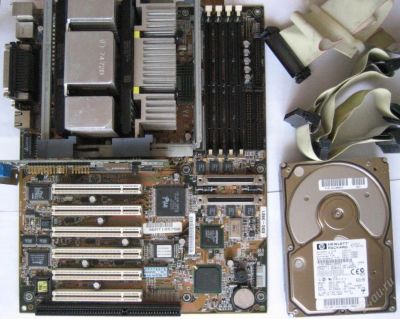 Лот: 118461. Фото: 1. Внутренности от сервера HP NetServer... Серверы Tower