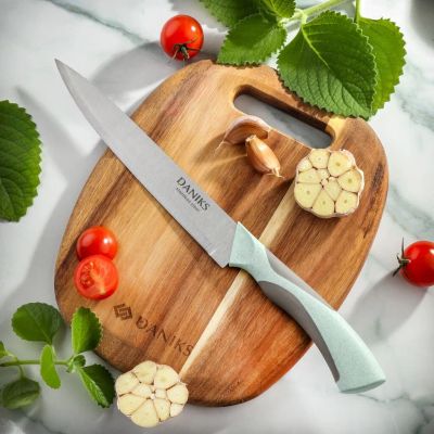 Лот: 24113066. Фото: 1. Нож кухонный Daniks, Gusto, разделочный... Столовые приборы, ножи