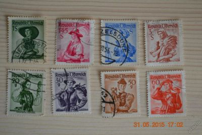 Лот: 5625075. Фото: 1. Марки Австрии 1949-1951г., 1958г... Марки