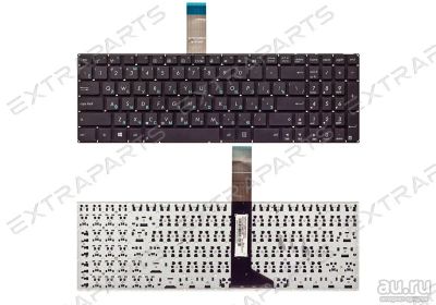 Лот: 15962219. Фото: 1. Клавиатура Asus K750J черная. Клавиатуры для ноутбуков