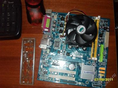 Лот: 842700. Фото: 1. AMD Athlon 64 X2 4400+ Материнская... Материнские платы