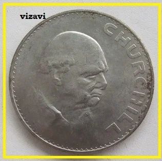 Лот: 17090217. Фото: 1. Великобритания 1 крона 1965. Уинстон... Великобритания и острова