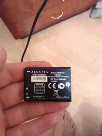 Лот: 8127148. Фото: 1. Батарея Alcatel 400 mah. Аккумуляторы