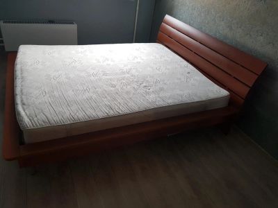 Лот: 11415010. Фото: 1. Кровать+матрас. Кровати