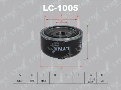 Лот: 13356857. Фото: 1. Lynx LC-1005 Масляный фильтр. Расходные материалы
