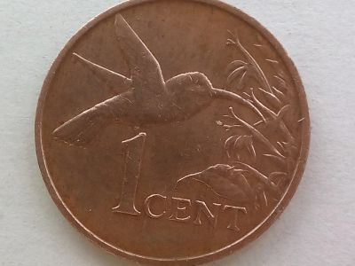 Лот: 20175399. Фото: 1. Монета Тринидад и Тобаго 1 цент... Америка