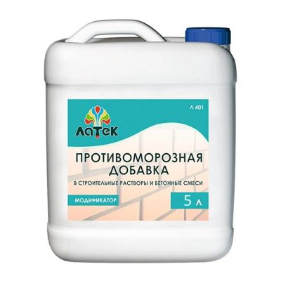 Лот: 24101286. Фото: 1. Модификатор Латек, Л401, противоморозная... Смеси, шпатлевки, цемент