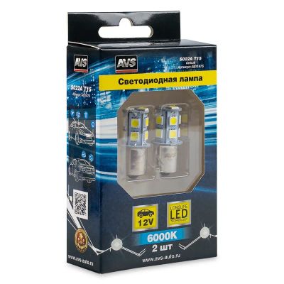 Лот: 20584535. Фото: 1. S022A T15/белый/(BA15S) 13SMD... Оптика и освещение