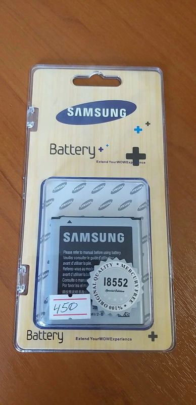 Лот: 15641389. Фото: 1. АКБ Samsung i8552 EB585157LU Оригинал. Аккумуляторы
