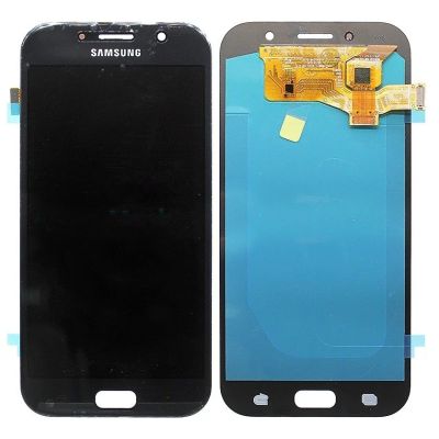 Лот: 24790704. Фото: 1. Дисплей Samsung Galaxy A7 (2017... Дисплеи, дисплейные модули, тачскрины